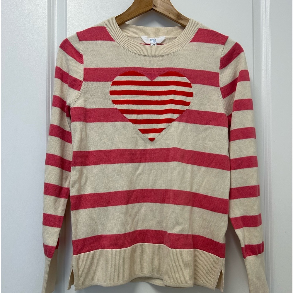 Time&Tru Heart Sweater, Valentine’s Day